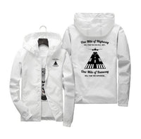 Thumbnail for One Mile of Runway Will Take you Anywhere Designed Windbreaker Jackets