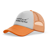 Thumbnail for Born To Fly Glider Designed Trucker Caps & Hats