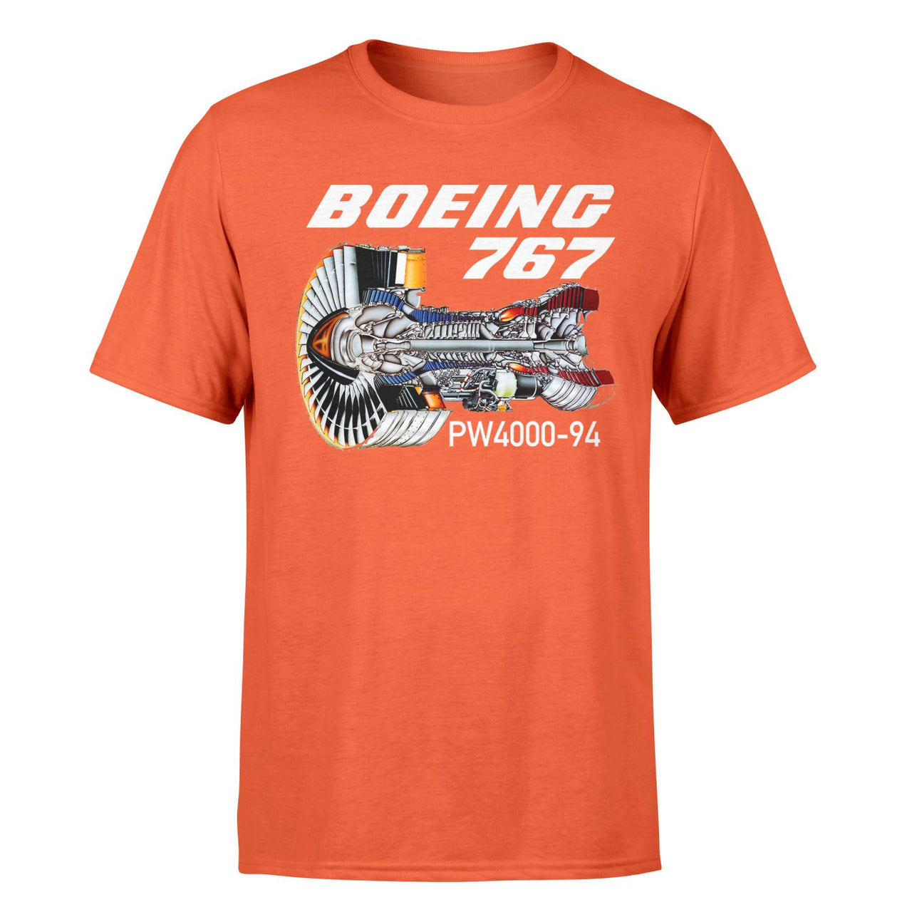 Boeing 767 Engine (PW4000-94) Designed T-Shirts