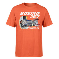 Thumbnail for Boeing 767 Engine (PW4000-94) Designed T-Shirts