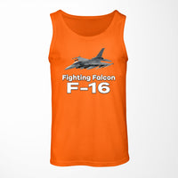 Thumbnail for The Fighting Falcon F16 Designed Tank Tops