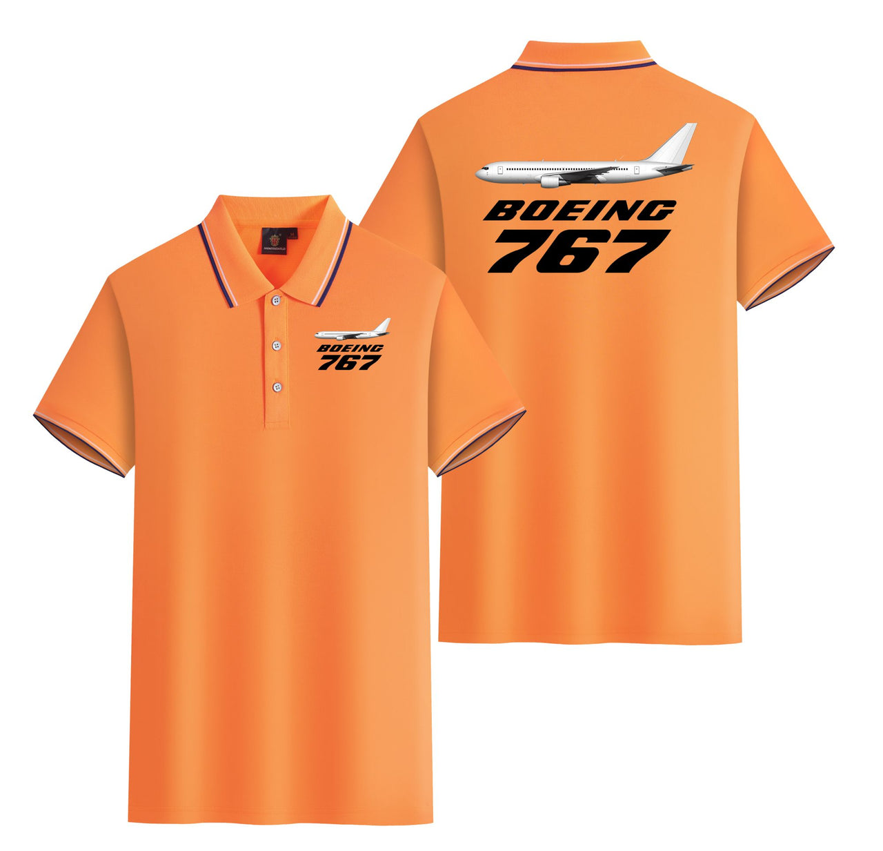 The Boeing 767 Designed Stylish Polo T-Shirts (Double-Side)