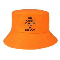 Thumbnail for Keep Calm I'm a Pilot Designed Summer & Stylish Hats
