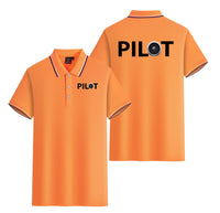 Thumbnail for Pilot & Jet Engine Designed Stylish Polo T-Shirts (Double-Side)