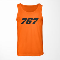 Thumbnail for 767 Flat Text Designed Tank Tops