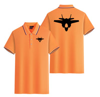 Thumbnail for Fighter Jet 35 Silhouette Designed Stylish Polo T-Shirts (Double-Side)