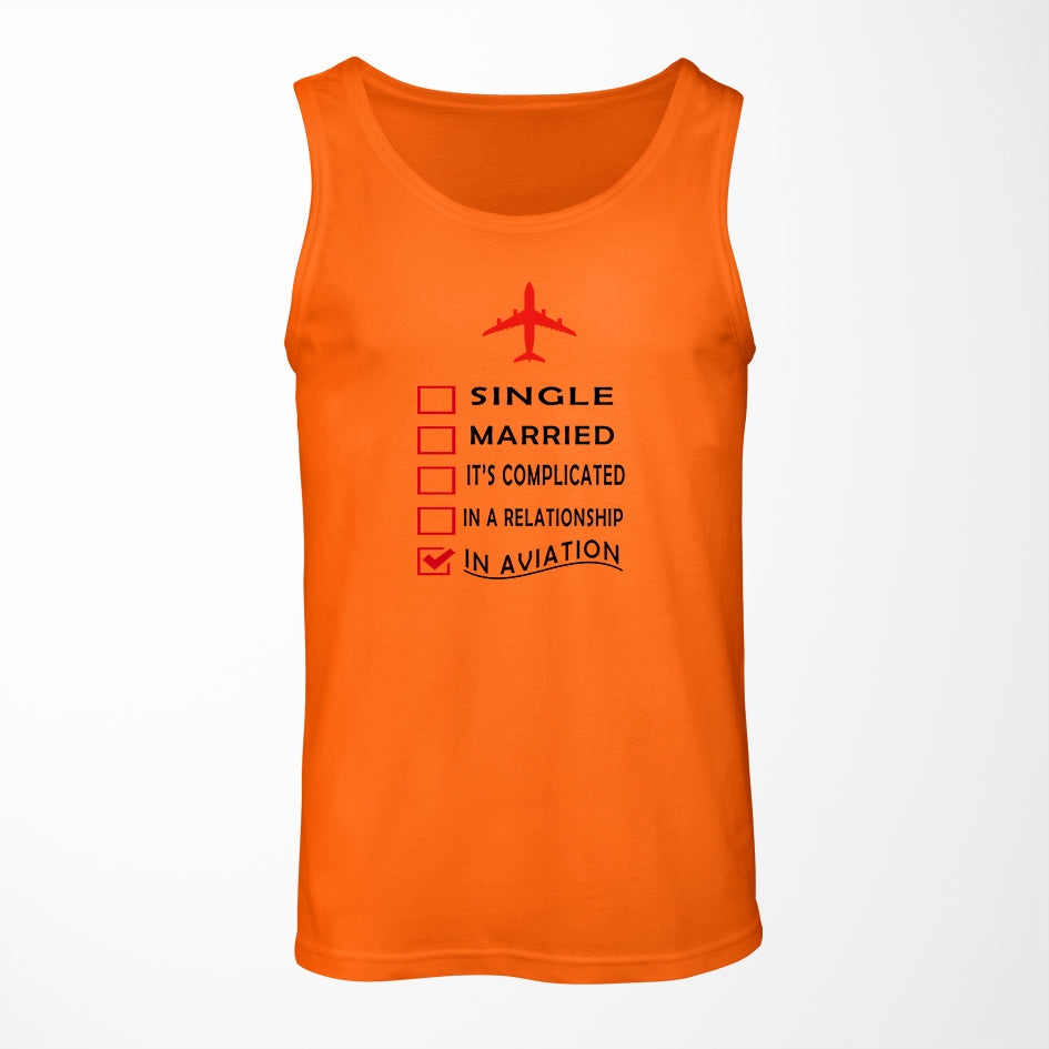 In Aviation Designed Tank Tops