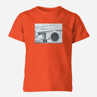 Thumbnail for Amazing Aircraft & Engine Designed Children T-Shirts