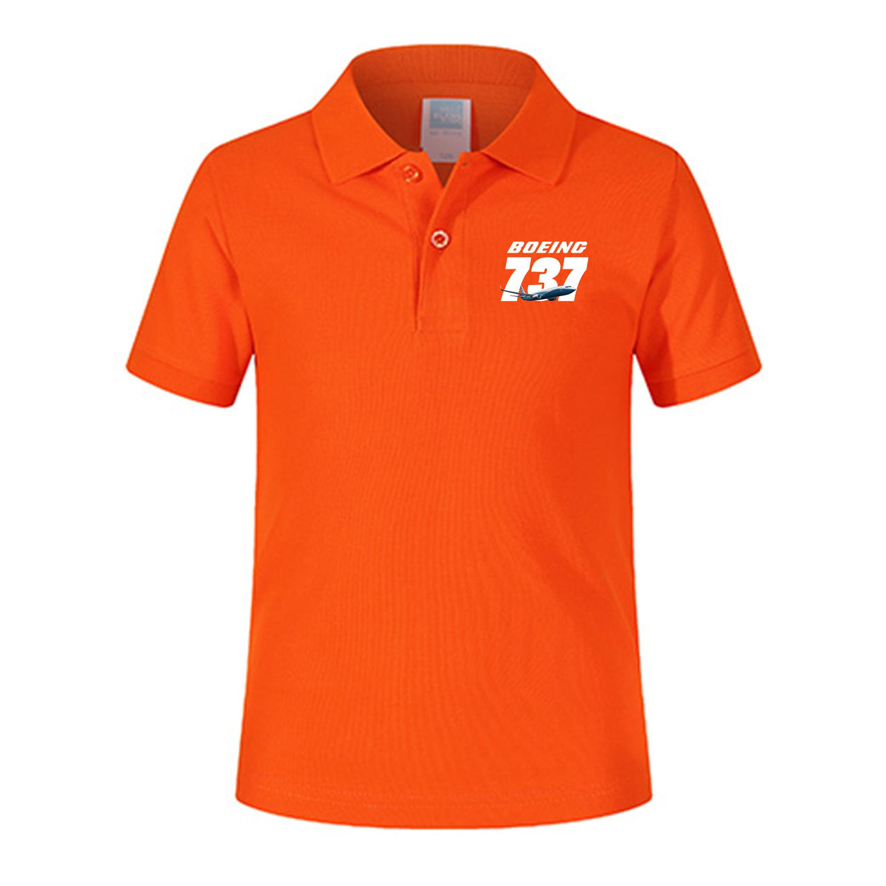 Super Boeing 737+Text Designed Children Polo T-Shirts