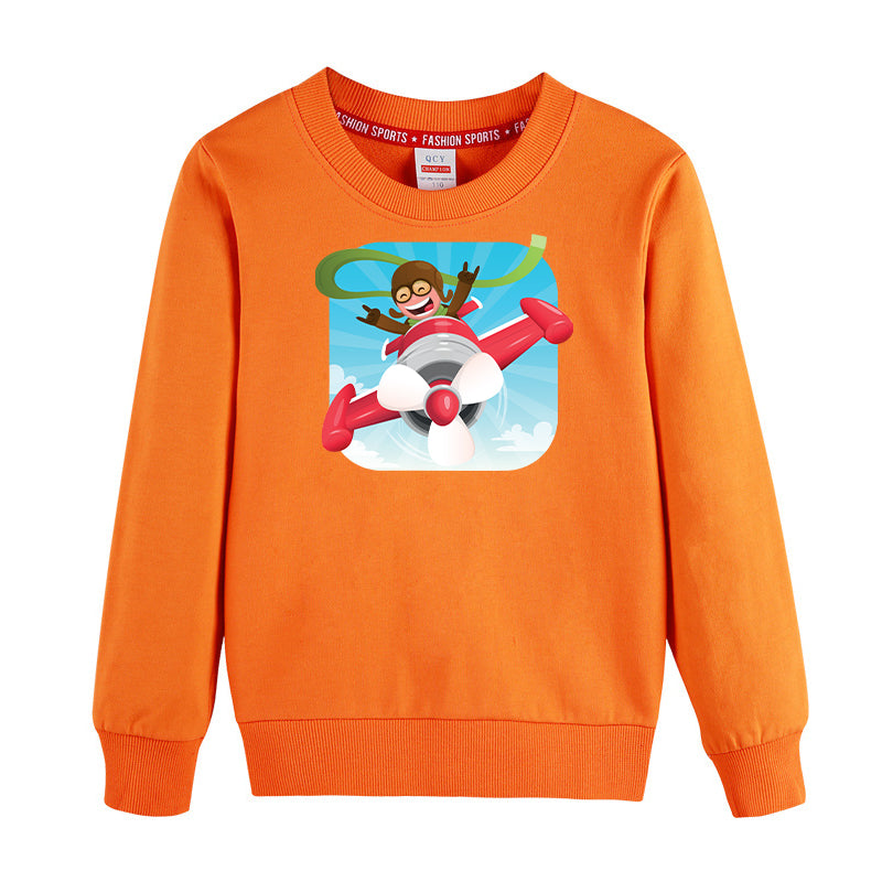 Happy Pilot Designed "CHILDREN" Sweatshirts