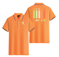 Thumbnail for Colourful Cabin Crew Designed Stylish Polo T-Shirts (Double-Side)