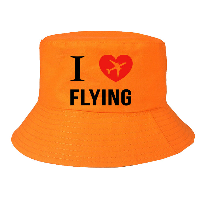 I Love Flying Designed Summer & Stylish Hats