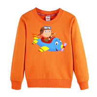 Thumbnail for Little Boy Operating an Airplane Designed 