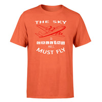 Thumbnail for The Sky is Calling and I Must Fly Designed T-Shirts