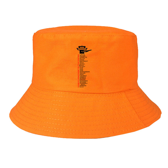 Aviation Alphabet Designed Summer & Stylish Hats