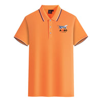 Thumbnail for Airbus A380 Love at first flight Designed Stylish Polo T-Shirts