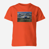 Thumbnail for Amazing View with Blue Angels Aircraft Designed Children T-Shirts