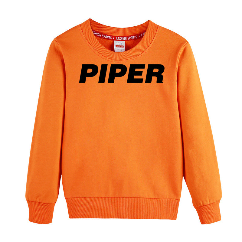 Piper & Text Designed "CHILDREN" Sweatshirts