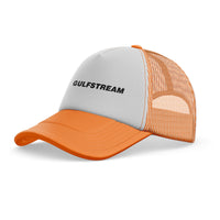 Thumbnail for Gulfstream & Text Designed Trucker Caps & Hats