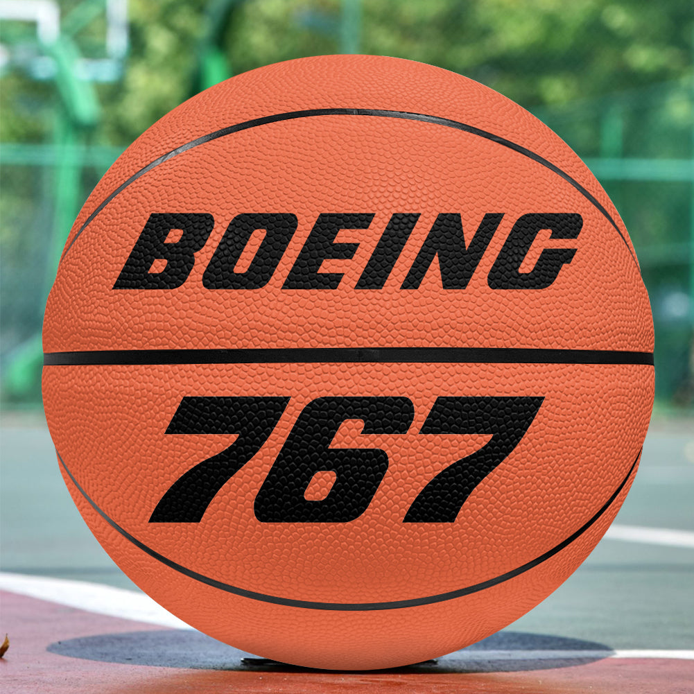 767 Flat Text Designed Basketball