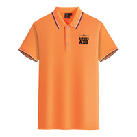 Thumbnail for Airbus A320 & Plane Designed Stylish Polo T-Shirts