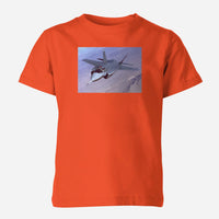 Thumbnail for Fighter Jet 35 Captured in the Air Designed Children T-Shirts