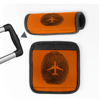 Thumbnail for Aviation Finger Print Designed Neoprene Luggage Handle Covers