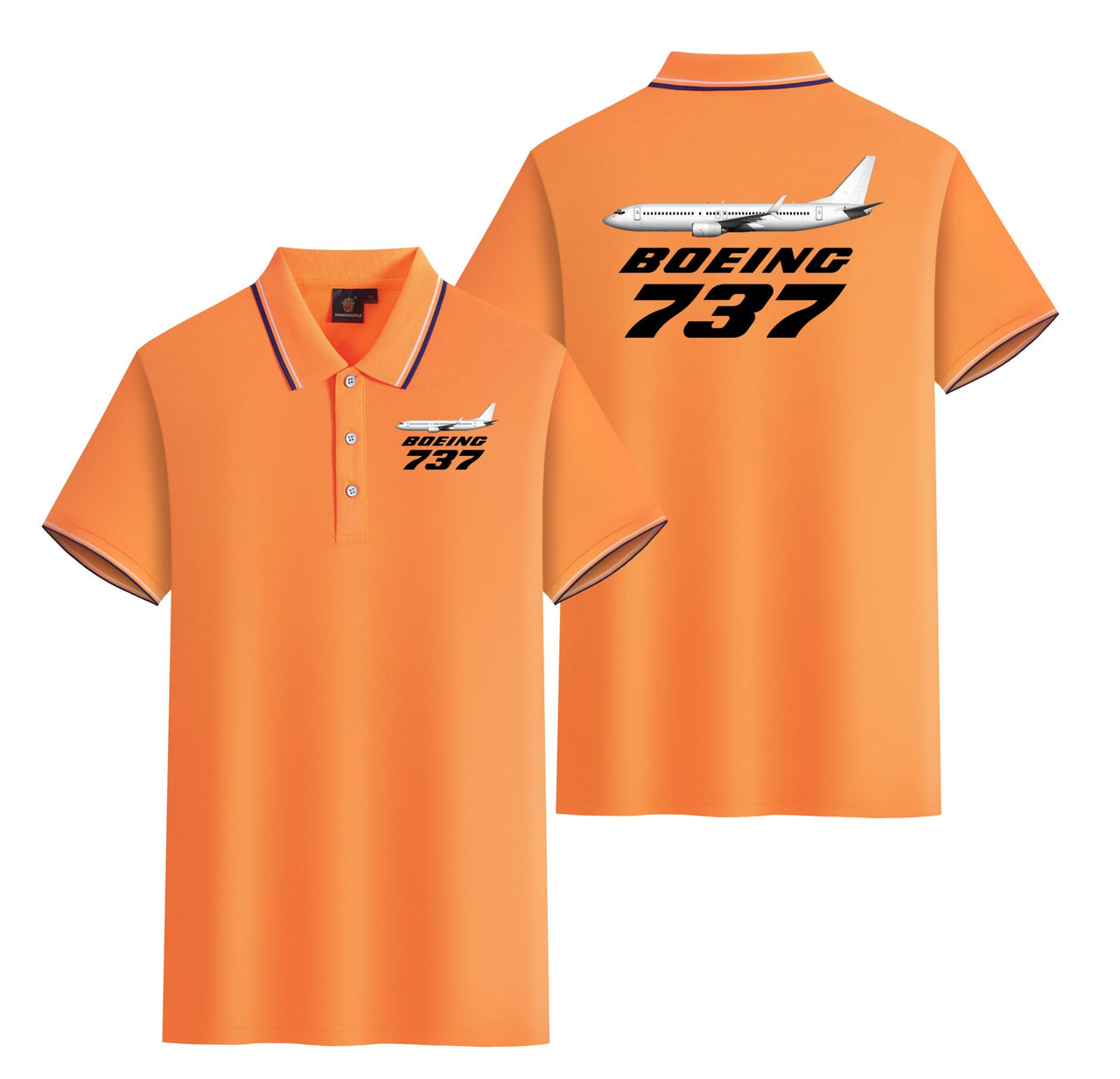 The Boeing 737 Designed Stylish Polo T-Shirts (Double-Side)