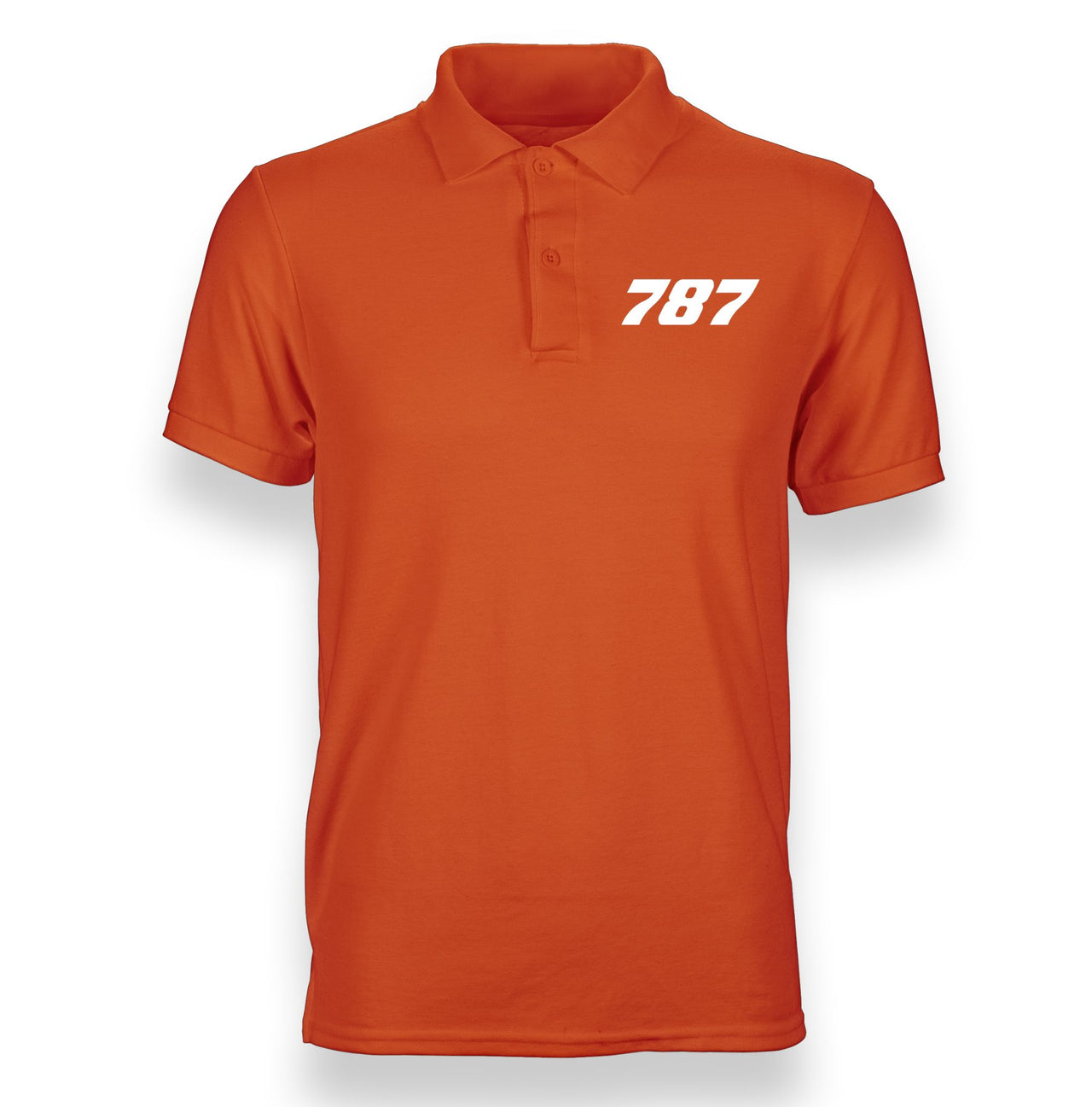 787 Flat Text Designed "WOMEN" Polo T-Shirts