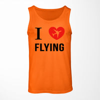 Thumbnail for I Love Flying Designed Tank Tops