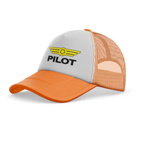 Thumbnail for Pilot & Badge Designed Trucker Caps & Hats