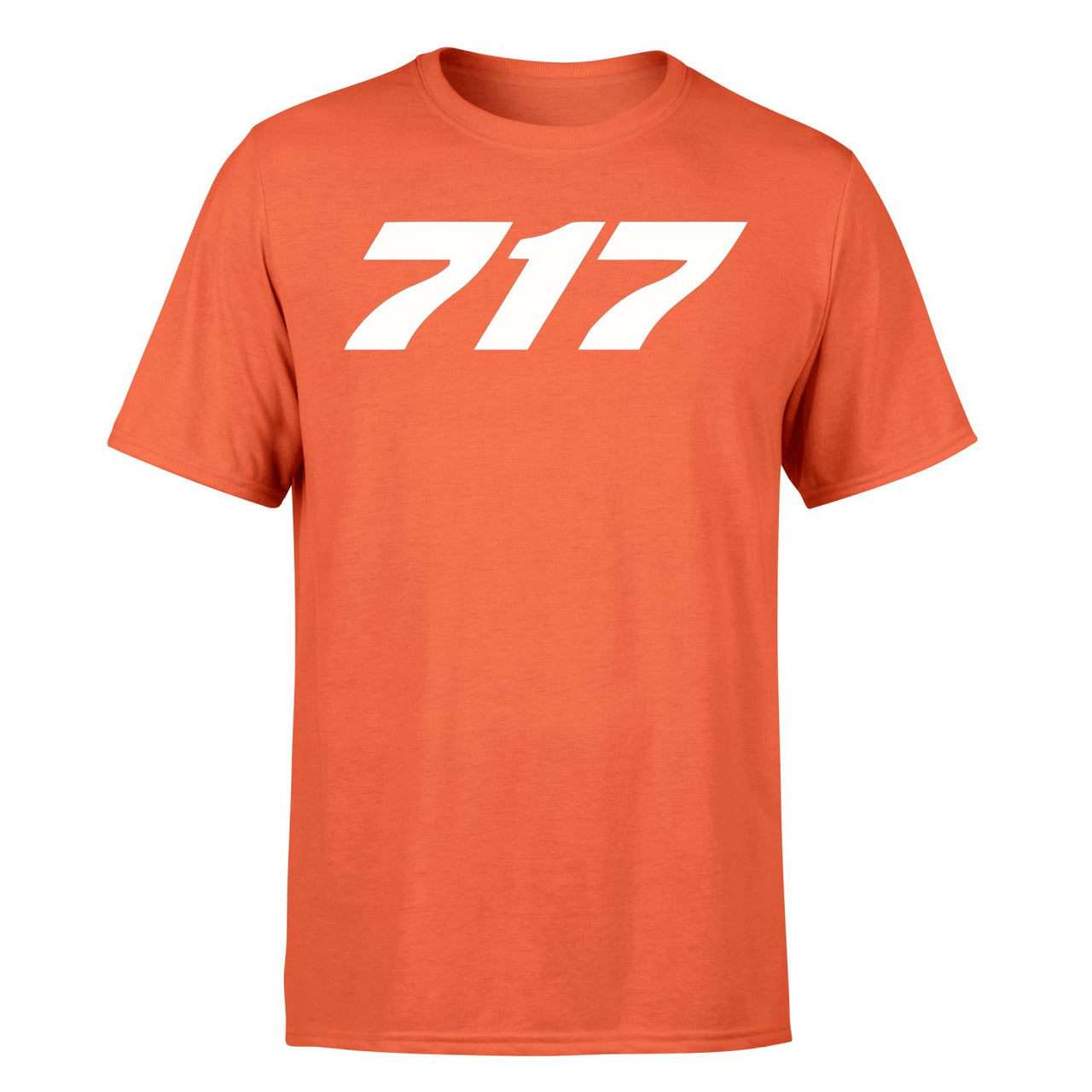 717 Flat Text Designed T-Shirts