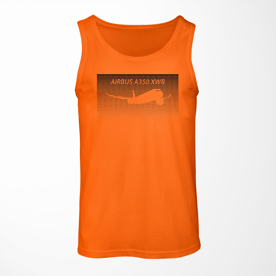 Airbus A350XWB & Dots Designed Tank Tops