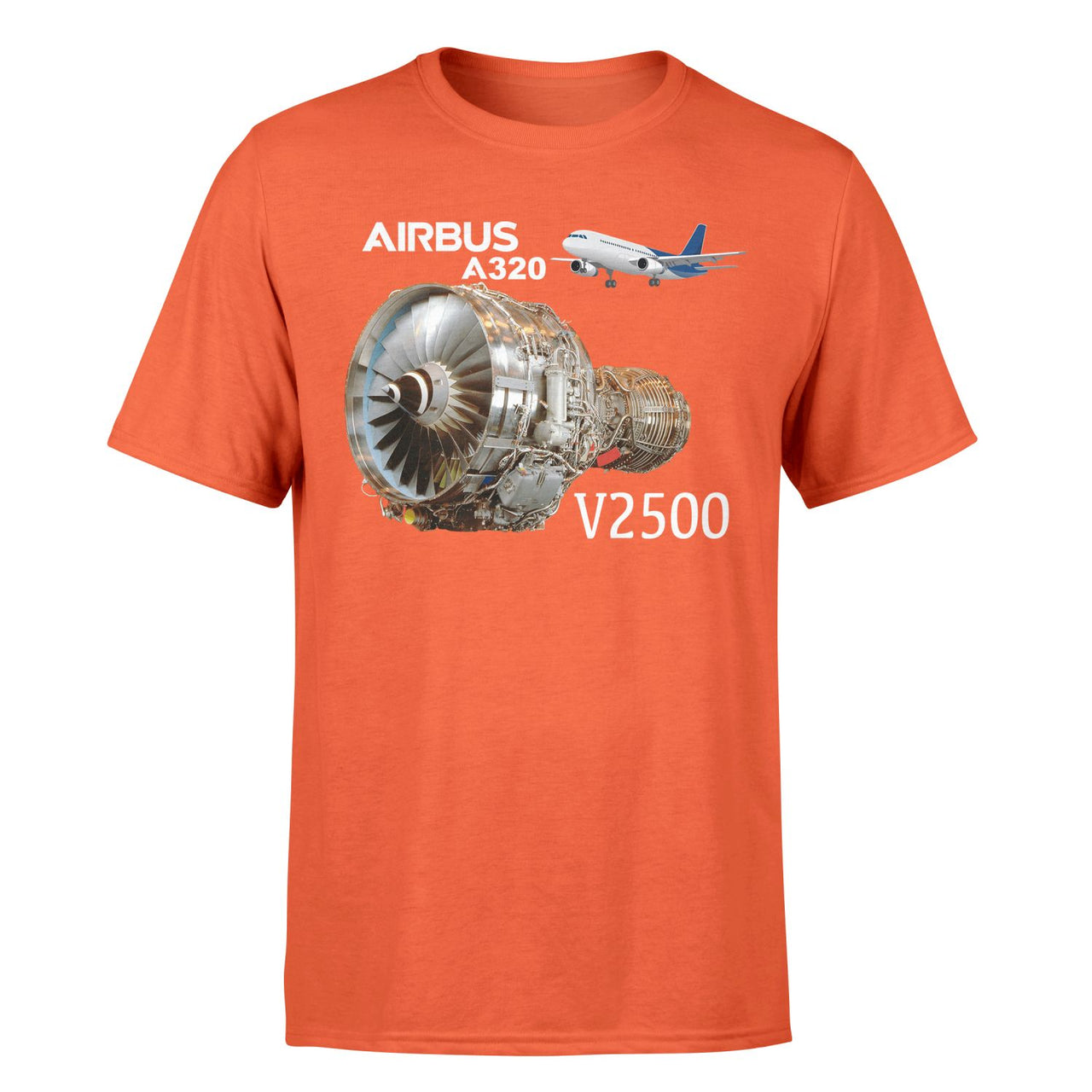 Airbus A320 & V2500 Engine Designed T-Shirts
