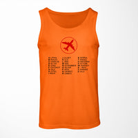 Thumbnail for Aviation Alphabet 2 Designed Tank Tops