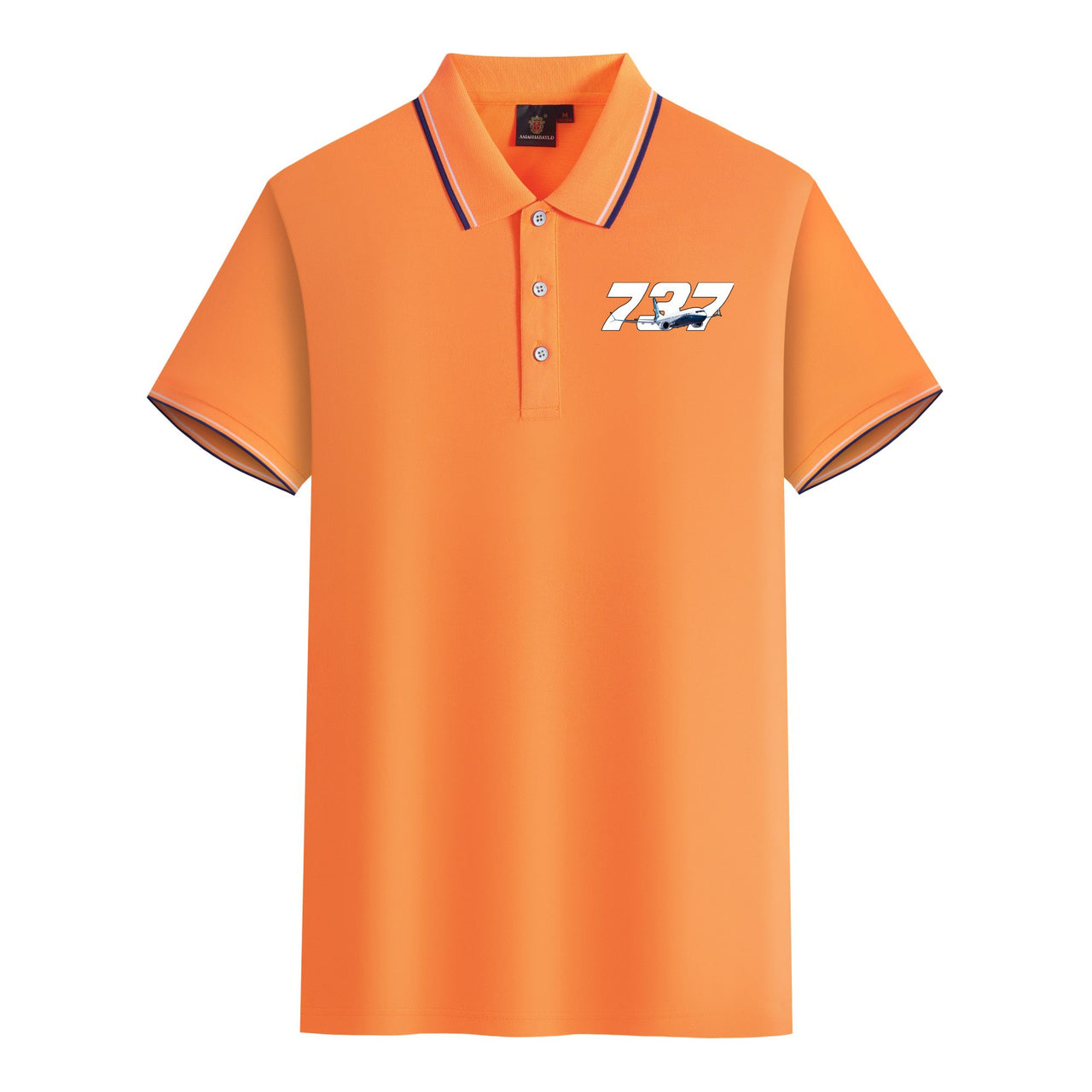 Super Boeing 737 Designed Stylish Polo T-Shirts