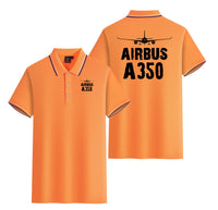 Thumbnail for Airbus A350 & Plane Designed Stylish Polo T-Shirts (Double-Side)
