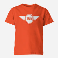 Thumbnail for Born To Fly & Badge Designed Children T-Shirts