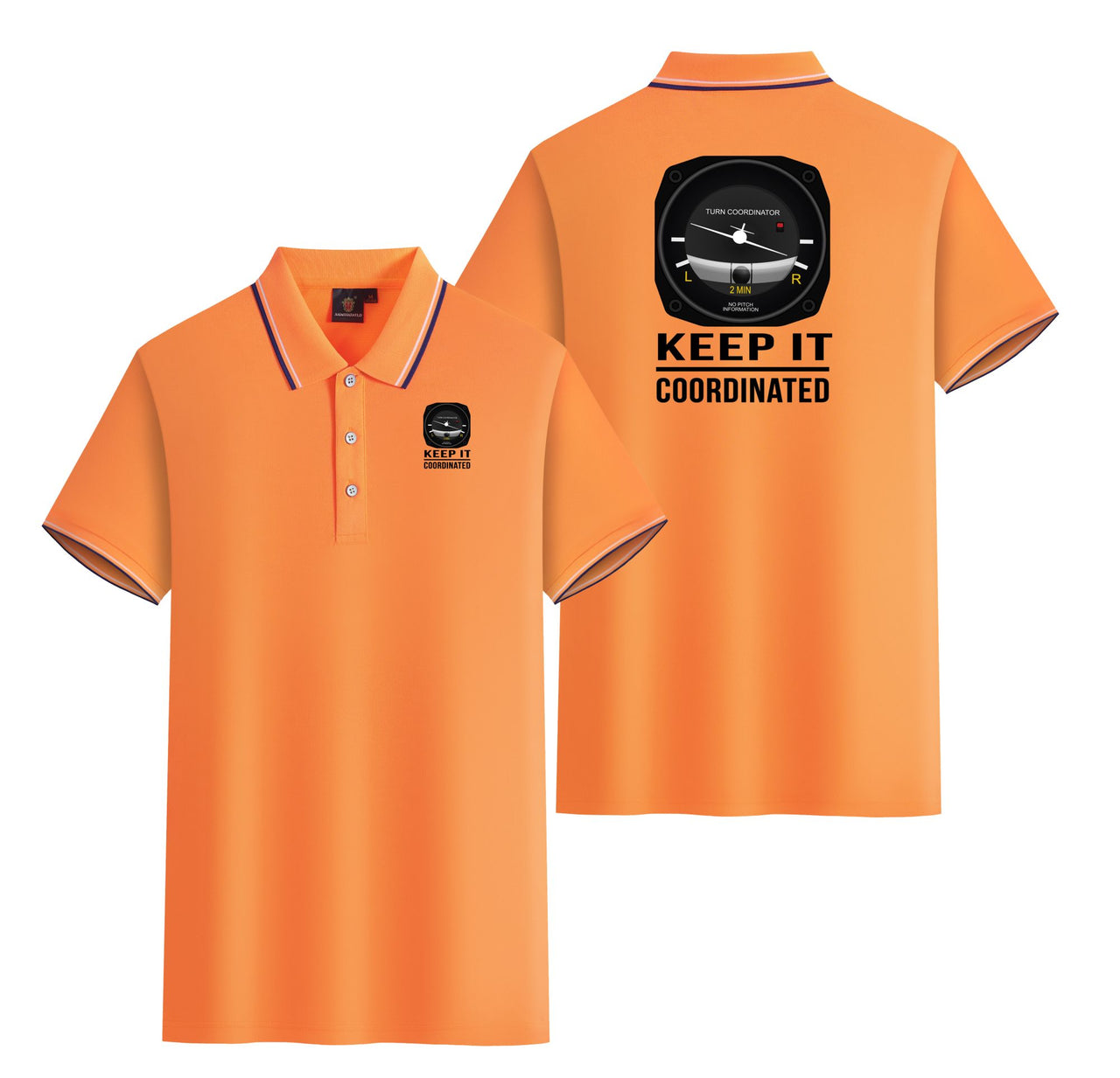 Keep It Coordinated Designed Stylish Polo T-Shirts (Double-Side)