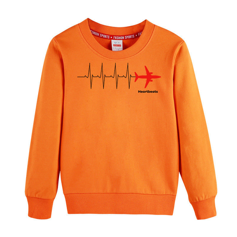 Aviation Heartbeats Designed "CHILDREN" Sweatshirts