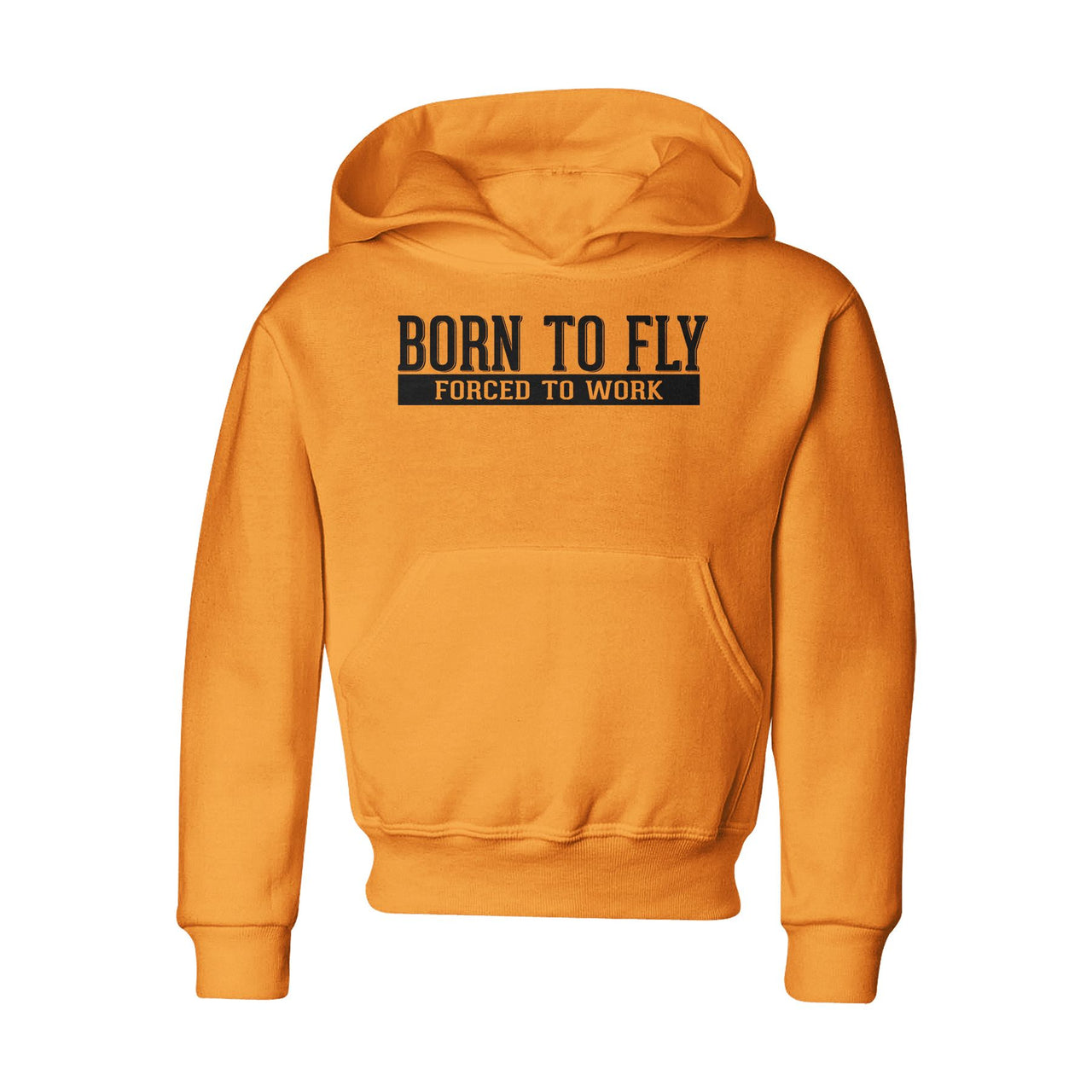 Born To Fly Forced To Work Designed "CHILDREN" Hoodies