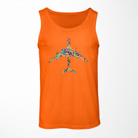 Thumbnail for Colourful Airplane Designed Tank Tops