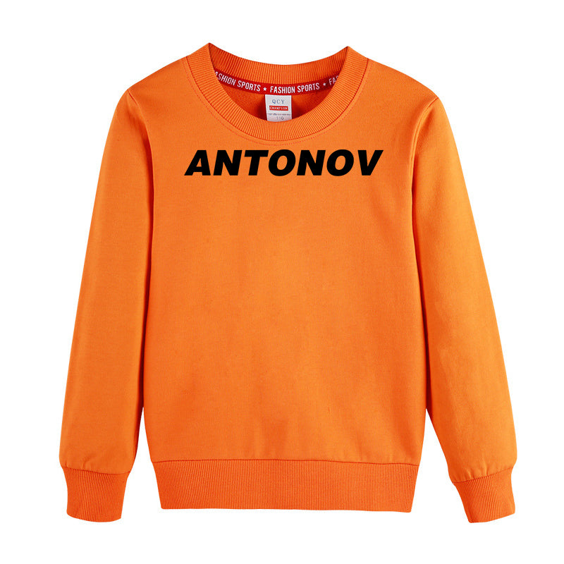 Antonov & Text Designed "CHILDREN" Sweatshirts