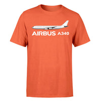 Thumbnail for The Airbus A340 Designed T-Shirts