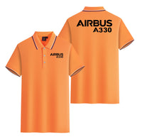Thumbnail for Airbus A330 & Text Designed Stylish Polo T-Shirts (Double-Side)