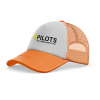Thumbnail for Pilots They Know How To Fly Designed Trucker Caps & Hats