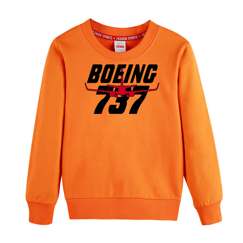 Amazing Boeing 737 Designed "CHILDREN" Sweatshirts