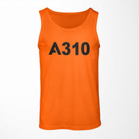 Thumbnail for A310 Flat Text Designed Tank Tops