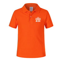 Thumbnail for Airbus A350 & Plane Designed Children Polo T-Shirts