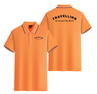 Thumbnail for Travelling All Around The World Designed Stylish Polo T-Shirts (Double-Side)